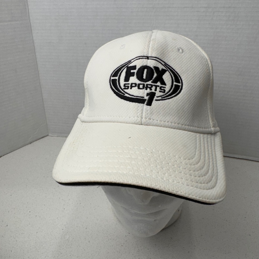 Otto Fox Sports Hat Baseball Cap White Adjustable‎ Logo